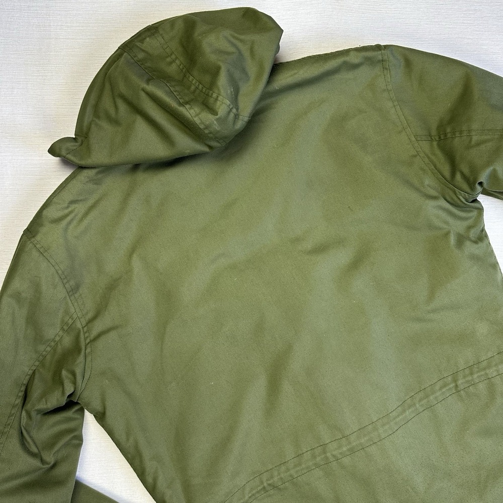 Straight To Hell Hunter Fishtail Parka Jacket Hooded Men L Green Lined Gorpcore - Picture 10 of 11